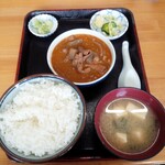 永井食堂 - もつ煮定食