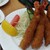 洋食おがわ - 料理写真:安定のエビフライ