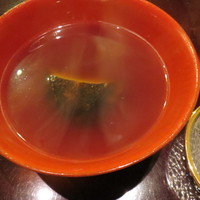 御料理 まつ山 - 二日かけた鮑のスープ