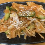 もつ焼 大喜 - ガツミソ450円はコブクロと違いコリッと感あり良いね。ベースは同じかな。