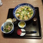 Muginosato - ちゃんぽんうどん　ミニねぎとろ丼