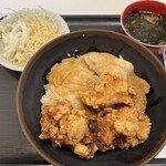 北海道あばしりザンギ亭 - 【 ザンギ豚丼 】ご飯大盛り￥848