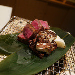 祇園　岩元 - 【焼物】近江姫和牛　サーロイン炭焼き　他