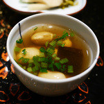 祇園　岩元 - 【飯】 釜炊き白ご飯　香の物   　煮豆