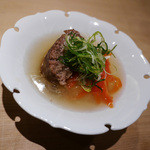 祇園　岩元 - 【飯】近江和牛　手切りハンバーグ