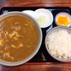 Asanoya - カレー南蛮そば（900円）、小ライス（150円）