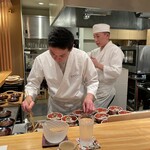 おおたに - 店主とお弟子さん