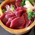 宅配弁当・食堂 たばご屋 - マフロ丼　普通盛　1800円