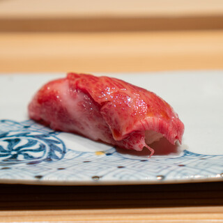 肉割烹 上 - リブマキ、山葵