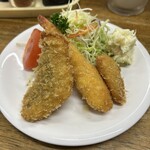 はやの食堂 - フライ盛り合わせ