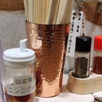 RAMEN and TSUKEMEN Number.6 - 卓上調味料