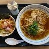 八福食堂 - 料理写真:中華そばと爆弾丼