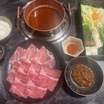 牛肉/猪肉混合火锅套餐