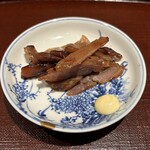 鳥匠 いし井 - 高坂鶏　もも肉　風干し