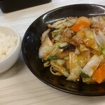 餃子の王将 - 海鮮あんかけ焼きそば750円