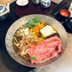 小川屋 - 飛騨牛すきしゃぶ（割下が抜群に美味しい❤️）