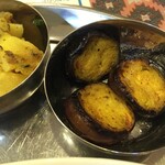 インド料理 パリワル - ナスのステーキ(どれもおいしい〜)