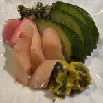 しおて - お漬物盛り合わせ