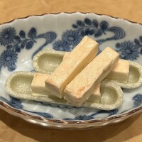 北新地 魚菜 まさ志 - チーズの味噌漬け