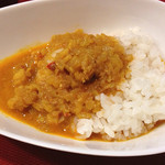 かわむら - 締めにはオマール海老のカレー！