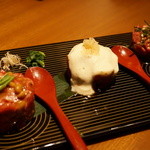 生粋 - ユッケ3種