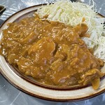 Yamachuushokudou - カツカレー定食（850円）