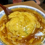 マルシン飯店 - 餡にも玉子が絡まります！