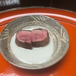 赤坂 菊乃井 - 【焼物】
      ・鴨桜焼き　白酢