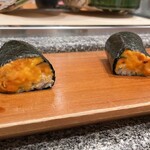 末廣鮨 - ウニ巻き