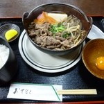 Sakuma - 日替わりランチ：黒毛和牛の牛肉鍋
