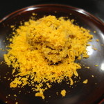 銀座おかもと - からすみがけのお蕎麦