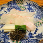 銀座おかもと - 平目のお造り