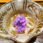 銀座おかもと - 蕪うどんと辛み大根