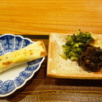 銀座おかもと - 蟹の春巻き　おつけもの