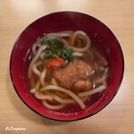 Hamamiya - 鶏の竜田揚げ入りの夜鳴きうどん