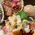 地酒と道産食材 一笑 - つぶ貝刺身