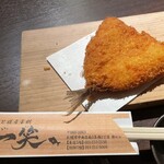 地酒と道産食材 一笑 - お通しのフライ