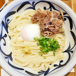 讃岐うどん みやの家 - 料理写真:肉玉ぶっかけ温１.５盛