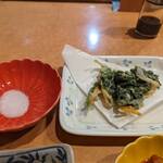 太一 - 青さのかき揚げ（お塩で）
