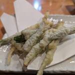 太一 - 行者にんにくの天ぷら