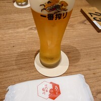 うなぎ 四代目 菊川 グローバルゲート店 - 生ビール