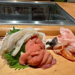 しほう田 - 帆立の紐と肝