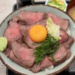 金沢肉食堂 - 能登牛赤身丼