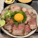 金沢肉食堂 - 能登牛上カルビ丼
