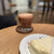 カマキリコーヒー - 料理写真:ココアとチーズケーキ