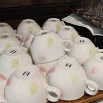 レストラン ファインテラス - カップが可愛い。