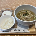 謝朋殿 - 週替わり麺セット（鶏そば）