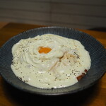 cafe&dining carpe diem - ふわふわクリームのカルボナーラ