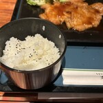 Shunsaisabou Mikawa - 美味しいご飯、食べてる途中でおかわりいかがてすか？と声をかけてくれます。