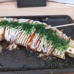 Taishuusakaba Sakenonde Meshikutte Kaerunosuke - ★★★箸巻き 390円 割り箸の周りにお好み焼き風に仕上げた料理でちょうどいいサイズで美味しい。